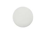 Teppich WECON HOME BASICS "Anna", weiß (beige weiß), H:25mm Ø:150cm, Polyester, Teppiche, Teppich, Hochflorteppich, getuftet, modern, einfarbig, flauschig, Wohnzimmer