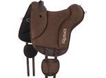 Equinate Reitpad Newfield aus synthetischem Wildleder braun L