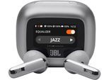 JBL wireless In-Ear-Kopfhörer "LIVE FLEX 3", silber, B:10cm H:6cm T:19cm, Kopfhörer, True Adaptive Noise Cancelling, IP54, Personi-Fi 3.0, wireless In-Ear-Kopfhörer
