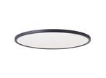 BRILLIANT LED Panel "Brennan", schwarz (schwarz, weiß), Ø 54cm H: 2cm, 1 Stk., Leuchten, LED Panel, D 54 cm, 4000 lm, 3-Stufen dimmbar, 4000 K, IP44, LED Panel