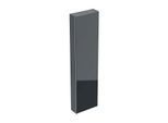 Geberit Acanto Hochschrank 500637161 45x173x17,4cm, Glas schwarz - schwarz matt