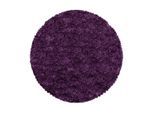 Muratap Pearl soft rond hoogpolig vloerkleed / lila- 200 cm rond
