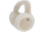 Ohrenwärmer CHILLOUTS "Jenna Earmuff", Damen, light beige, Strick, Obermaterial: 100% Polyester, Mützen Ohrenwärmer, Kuschelige Ohrwärmer für kalte Wintertage