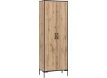 Aktenschrank SCHILDMEYER "Serie 2000", beige (eiche landhaus dekor), B:65,2cm H:194,2cm T:39cm, Schränke, Aktenschrank