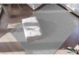 Teppich ME GUSTA "Bijou 125", grau (silberfarben, taupe), B:200cm H:20mm L:290cm, Polyester, Teppiche, Teppich, Glanz Effekt, weicher Flor, Wohnzimmer, Schlafzimmer