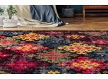 Teppich PADIRO "Primavera 325", bunt (multi), B:80cm H:5mm L:150cm, Baumwolle, Chenille, Polyester, Teppiche, Teppich, Flachgewebe