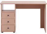 Schreibtisch SCHILDMEYER "Smash, Schreibtisch, Made in Germany, B: 115 cm", rot (apricot, apricot, apricot), B:115,8cm H:74cm T:70cm, Tische, Schreibtisch, Solide Verarbeitung - Dieses Produkt ist in Deutschland gefertigt