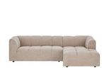 Ecksofa in moderner Bubble Optik Vilda ¦ beige ¦ Maße (cm): B: 247 H: 69 T: 147.0