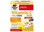 DOPPELHERZ Vitamin C 1000+D3+Zink DIRECT Pellets 120 g