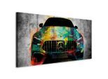 artgeist , Mehrfarbig , Textil, Holzwerkstoff , rechteckig , 100x40x1.2 cm , Keilrahmen ,