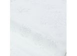 Jacquard "Schneekristalle" mit Glitzergarn, weiß/silber