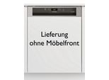 PRIVILEG teilintegrierbarer Geschirrspüler "P0B ECO D551 X", Energieeffizienz: B, silber, B:60cm H:82cm T:56cm, Geschirrspüler, Fast&Clean 28 Min. – das effektive Reinigungsprogramm unter 28 Minuten, teilintegrierbarer Geschirrspüler