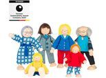 Biegepuppe GOKI "Biegepuppen-Set", bunt, Puppen, Kinder, Biegepuppe, 3 Generationen