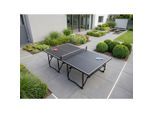 Prestige Home , Schwarz , Holzwerkstoff , 152.5x76x274 cm , klappbare Tischtennisplatte, einfacher Auf- und Abbau ,
