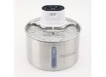 Cat Mate 2,2-Liter kabelloser Katzen-Trinkbrunnen aus Edelstahl