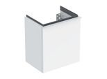Geberit iCon Handwaschbecken-Unterschrank 502301011 37x41,5x27,9cm, 1 Tür, Anschlag links, weiß hochglänzend, Griff weiß matt