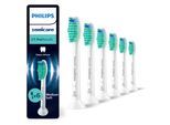 Aufsteckbürsten PHILIPS SONICARE "C1 ProResults HX6016/87", weiß, Zahnbürstenköpfe, 6 Stk., Aufsteckbürsten, aufsteckbar, mit Schalltechnologie, Standardgröße, Topseller