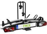 Kupplungsfahrradträger EUFAB "Fahrradträger FINCH für 2 Fahrräder", silber (silberfarben), B:122cm H:57cm T:88cm, Fahrradträger, Kupplungsfahrradträger