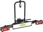 Kupplungsfahrradträger EUFAB "Fahrradträger CROW 1", schwarz, B:118cm H:36cm T:68cm, Fahrradträger, Kupplungsfahrradträger