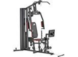 Kraftstation ADIDAS PERFORMANCE "Home Gym", schwarz (rot), KraftstationenB:108cm H:215cm L:108cm, Kraftstation, B:108cm H:215cm L:108cm