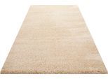 Hochflor-Teppich WECON HOME BASICS "Smilla" Gr. 2, beige, B:80cm H:50mm L:150cm, Kunstfaser, Teppiche, Hochflor-Teppich, Wohnzimmer