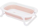 Babybadewanne FILLIKID "Faltbadewanne Orca", Baby, rosa (beige), Kunststoff, Badewannen Babybadewanne, inkl. Ablaufstöpsel