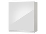 Hängeschrank KOCHSTATION "KS-Virginia,neu in verbesserter Ausführung", weiß (weiß hochglanz), B:50cm H:57cm T:34cm, Holzwerkstoff, MDF, Schränke, Hängeschrank, Breite 50 cm, 1 Tür, gedämpfte Scharniere, Topseller