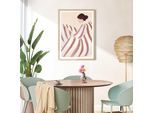 Bilderrahmen REINDERS "Poster 50x70 buche", beige (buche), Bilderrahmen, B/H/T: 53,5cm x 73,5cm x 2cm, MDF, Bilderrahmen, Wohnzimmer - Buche - MDF - Kein Thema - 53,5x73,5 cm, B:53,5cm H:73,5cm T:2cm