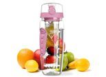 Trinkflasche LA VAGUE "Trinkflasche mit Einsatz VITALITY", rosa (cherry blossom), Tritan, Trinkflaschen Trinkflasche