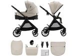 Kombi-Kinderwagen KINDERKRAFT "VESTO 2 - 2in1", Baby, beige, Stahl, Kinderwagen Kombi-Kinderwagen