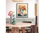 Bilderrahmen REINDERS "Poster 40x50 nussbaum", braun (nussbaum), Bilderrahmen, B/H/T: 43,5cm x 53,5cm x 2cm, MDF, Bilderrahmen, Wohnzimmer - Nussbaum - MDF - Kein Thema - 43,5x53,5 cm, B:43,5cm H:53,5cm T:2cm