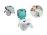 Töpfchen SIMBA "Fisher Price 3-in-1", Baby, grau (weiß), Kunststoff, Töpfchen Töpfchen, verwendbar als Töpfchen, Toilettensitz und Tritthocker