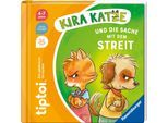 Kinderbuch RAVENSBURGER "tiptoi Bildergeschichten über den Umgang mit Gefühlen", bunt (weiß, neutral), B:17,2cm H:16,7cm, Bücher, Kinderbuch, - Kira Katze und die Sache mit dem Streit; Made in Europe