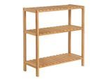 Möbelix , Naturfarben , Holz , Bambus,Bambus , vollmassiv , 60 Fächer , 60x66x26 cm ,