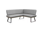 Möbelix , Grau , Metall, Textil, Holzwerkstoff , L-Form , 200x170 cm , Stoffauswahl, seitenverkehrt erhältlich, in verschiedenen Größen erhältlich ,
