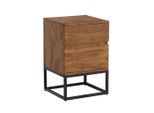 Mid.you , Sheeshamfarben , Holz , Sheesham,Sheesham , massiv,massiv , 2 Schublade(n) Schubladen , rechteckig , 40x60x38 cm , Stauraum ,