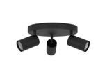 Connect Z , Schwarz , Metall , rund , 25x9.7x25 cm , Farbwechsler, 3-fach schaltbar, Smartphone-Steuerung ,