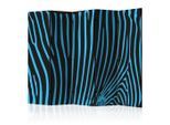 artgeist , Blau, Schwarz , Holz, Textil , Kiefer , massiv , Animalprint , 225x172x3 cm , Motiv auf Vorder- und Rückseite ,