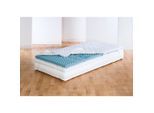 FAN , Weiß , Textil , 90x200 cm , Oeko-Tex® Standard 100 , Bezug abnehmbar/waschbar, für Hausstauballergiker geeignet, wendbar, Fixierbänder an den Ecken ,