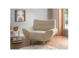 Mid.you , Beige , Textil , Buche , Uni , 111x81x90 cm , Made in EU , erweiterbar (Typenauswahl) ,