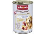 animonda GranCarno Sensitiv Nassfutter Hund Adult, Pute und Kartoffel 24x400 g