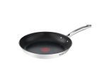 Tefal , Edelstahlfarben , Metall , 1.8 l , rund , backofengeeignet, breiter Schüttrand, antihaftbeschichtet ,
