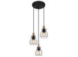 Globo , Schwarz, Dunkelbraun , Holz, Metall , Kugel , 35.5x120x35.5 cm , CE , höhenverstellbar ,