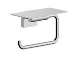 hansgrohe AddStoris S Toilettenpapierhalter 41789000 mit Ablage, chrom