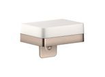 hansgrohe Axor Lotionspender 42819820 mit Ablage, Glas, brushed nickel