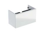 Geberit Acanto Waschtischunterschrank 500612012 89x53,5x47,6 cm, Glas weiß - weiß hochglanz
