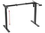 Schreibtisch VCM "Höhenverstellbares Schreibtisch Tischgestell Lona", schwarz, B:92cm T:48cm, Tische, Schreibtisch