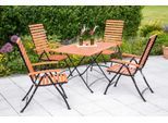 Garten-Essgruppe MERXX "Schloßgarten", beige (natur), Sitzmöbel-Sets, Garten-Essgruppe