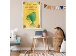 Leinwandbild LUCKYLINDE "Der Froch und die Tigerente - Rate mal…", bunt (farbe bild(er): bunt), B:30cm H:40cm T:2cm, Canvas, Holzrahmen, Bilder, Leinwandbild, Exklusive JANOSCH Kindermotive