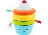 Stapelspielzeug BRIGHT STARTS "Cupcake Tower Stacking Toy with Teether", bunt, Stapelspielzeug, BabyB:13cm H:13,5cm T:10cm, Kunststoff, Stapelspielzeug, B:13cm H:13,5cm T:10cm